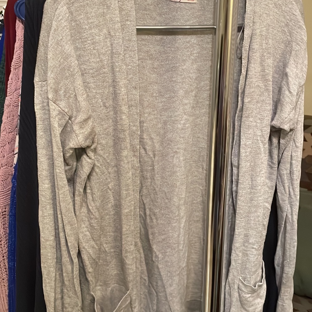 Grey cardigan